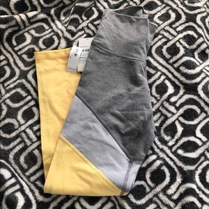 Old navy striped colored leggings 7/8 length NWT